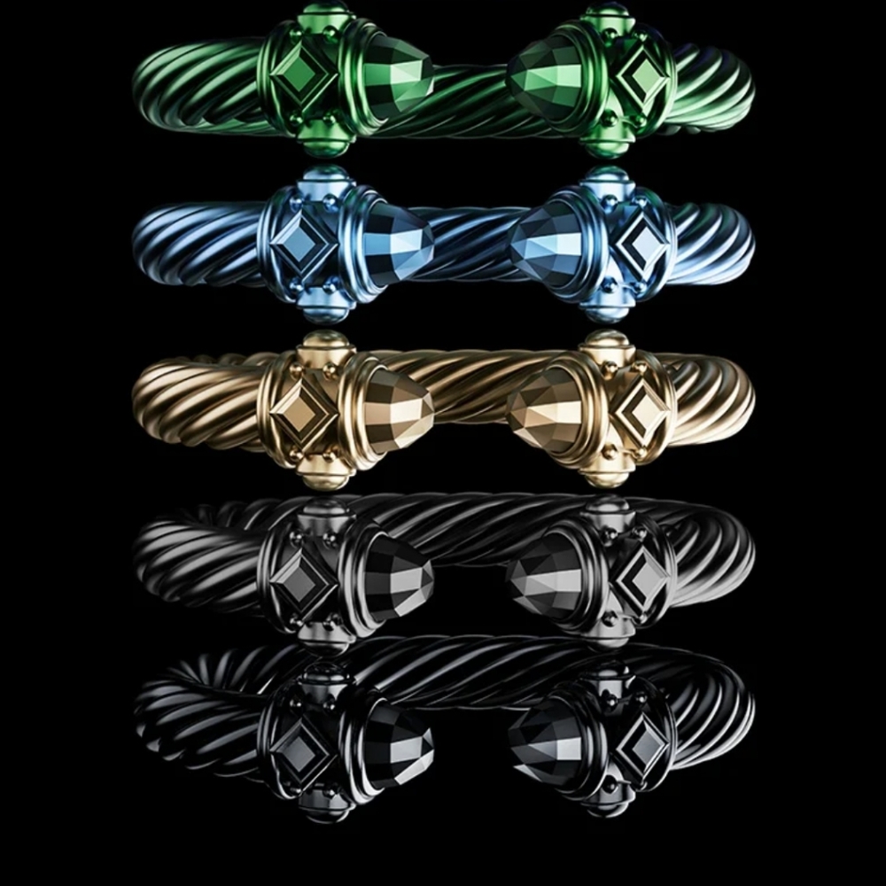 ISO In Search Of David Yurman ALUMINUM BRACELET. I am open to colors.....